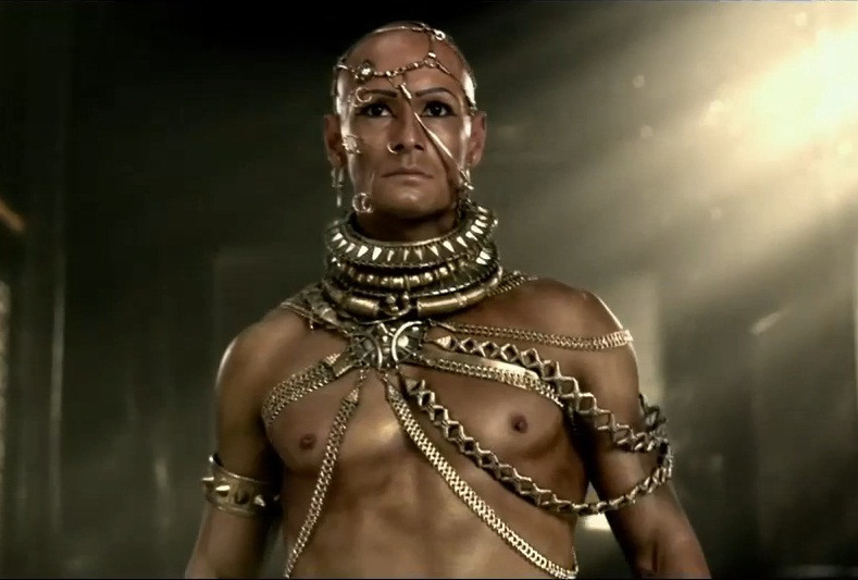 Rodrigo Santoro as Xerxes in 300, the Empire Rises Rodrigo Santoro as Xerxes in 300, the Empire Rises